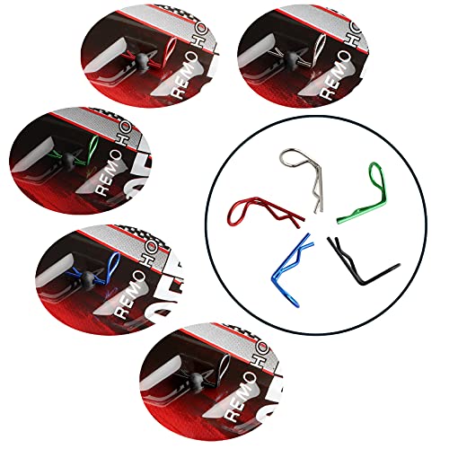 50 Pieces 90-Degree Angle Body Clips Bent Springy Pins & RC Car Clip Pin Steel Wires for 1/8 1/10 1/12 Scale RC Model Cars Universal Vehicle Clips Truck Crawler Trucks - color: 1.2mm