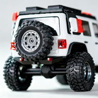 Aluminum Front & Rear Bumper for SCX30 Bronco RC Bumper for 1/30 RC Crawler Upgrades Part - color: Black