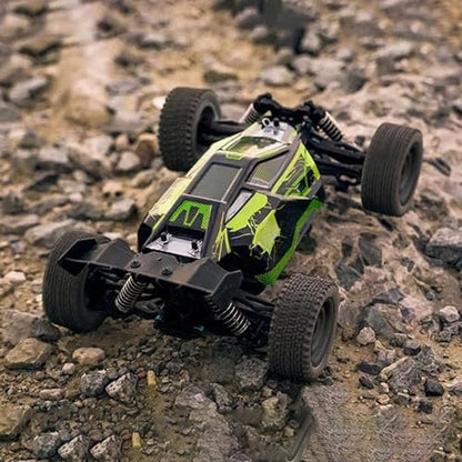 TOUCAN RC HOBBY 38KM/H 16201 1/16 Remote Control Electric Off Road Vehicle Four Wheel Drive Racing Version Ball Bearings Spring Damping RTR for Adult - color: Green