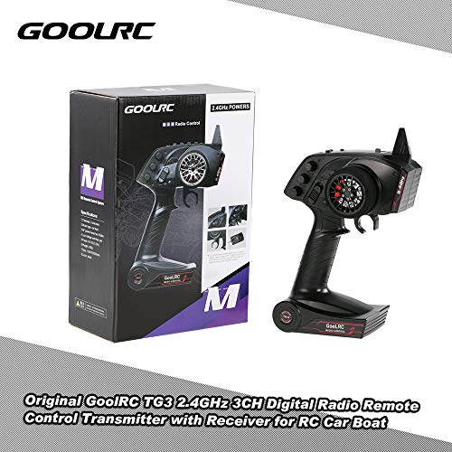 GoolRC 2.4G 3CH AFHS Radio Remote Control Transmitter with Receiver for RC Car Boat