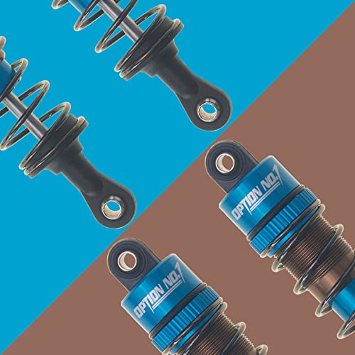 RC Aluminum Front & Rear Oil Filled Shocks Absorbers for Tamiya CC-01 Wrangler SCX10 D90 HSP HPI 1/10 RC Crawler Car Upgrades