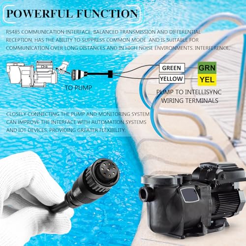 356324 Z Cable for SuperFlo VS/VST & WhisperFlo VS/VST to Automation 25' Cable 8 Conductor Digital Input Communication Cable RS-485