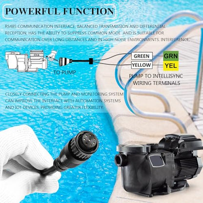 356324 Z Cable for SuperFlo VS/VST & WhisperFlo VS/VST to Automation 25' Cable 8 Conductor Digital Input Communication Cable RS-485