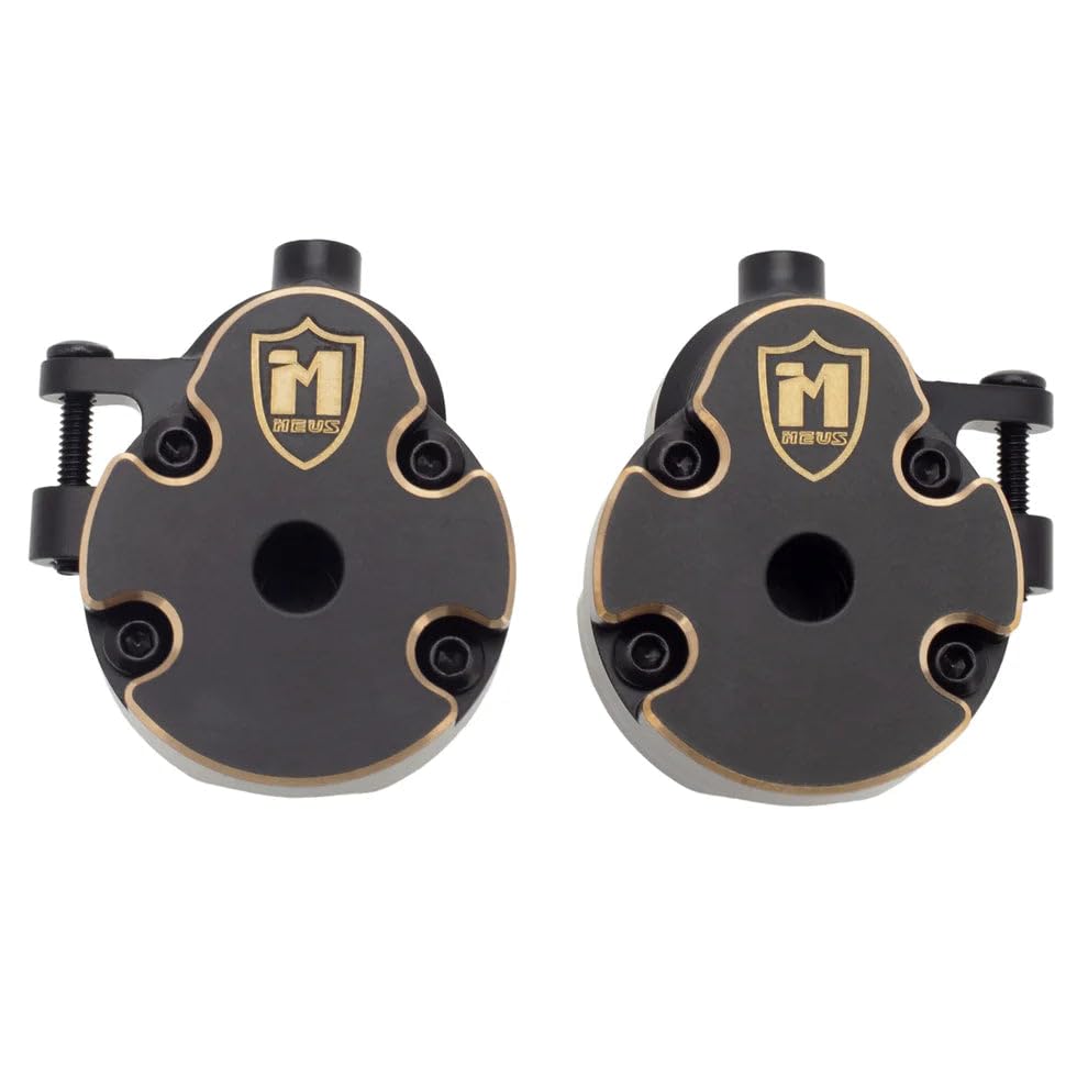 MEUS Racing Brass Steering Knuckles+Front Axle Weights Cover for 1/18 Redcat Ascent-18 RC Crawler
