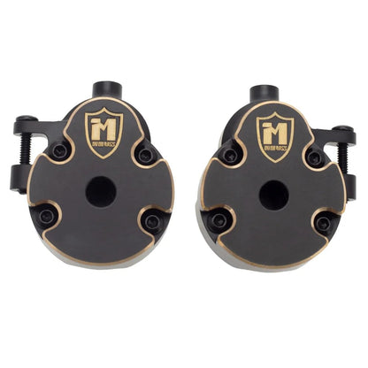 MEUS Racing Brass Steering Knuckles+Front Axle Weights Cover for 1/18 Redcat Ascent-18 RC Crawler
