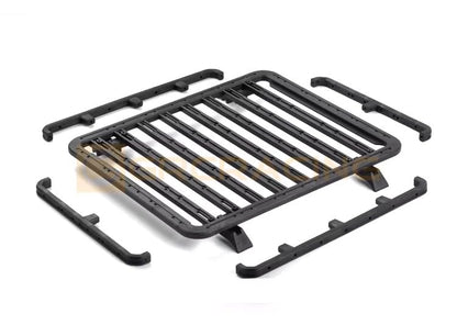 Carbon Hybrid Nylon Plastic Realistic Roof Rack for 1/10 RC Crawler TRX-4 TRX-6 axial scx10 Remanufactured Parts (G172FB(Medium)) - color: G172fb (Medium)