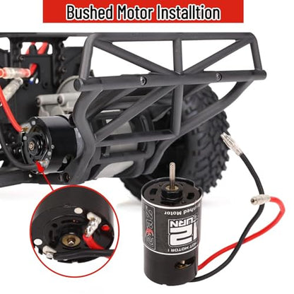 Motor 12T 550 Brushed Motor Compatible with ARRMA Mega 1/10, Granite, SENTON, Typhoon V3 RC Car