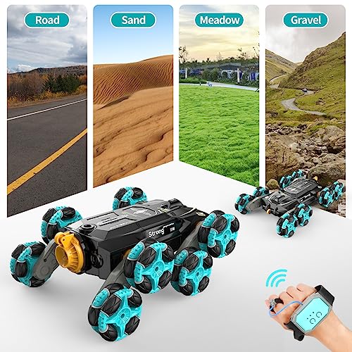 RC Monster Truck Smoke Raging Bull + 8wd Gesture RC Stunt Cars