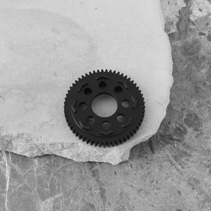 ECSiNG 1Pc 32P 0.8 Mod 57T Carbon Steel Spur Gear Compatible with Arrma 1/10 Granite 3S Compatible with Senton 3S Compatible with Big Rock 3S RC Car
