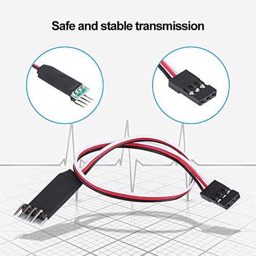 Small Light Bar for RC Car Cable 8×6×1 190mm Light System Extension Cable for RC Model Car Flash 3 Channel