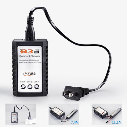B3 RC LiPo 2S-3S Battery Balancer Charger 7.4V-11.1V RC Pro Compact Charger B3AC