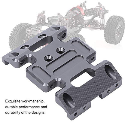 RC 1/10 Center Skid Plate, RC Center Skid Plate Aluminum Alloy Center Skid Chassis Plate Accessory Fit for AXIAL SCX10 1/10 RC Car