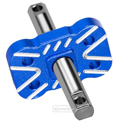 RC Differential Locker Spool Upgrades Part for 1/10 Slash 2WD(VXL),Rustler 2WD(VXL),Stampede 2WD(VXL),Bandit 2WD(VXL),Aluminum Diff Locker Mounts Hop-up,Navy Blue - color: Red(1set)