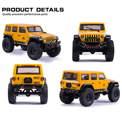 Aluminum Front&Rear Bumper for AXIAL SCX24 Jeep JLU AXI00002 1/24 RC Crawler Car Upgrade