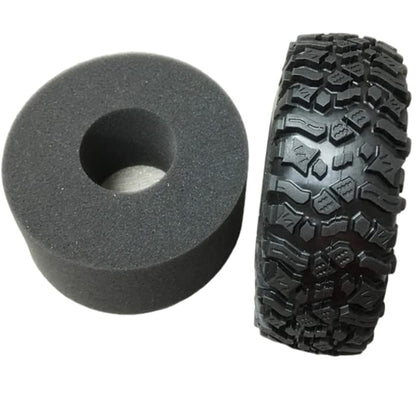 KYX Racing Rubber 2.2 Inch Tires 140mm * 55mm Tyres Upgrades Parts Accessories for 1/10 RC Crawler Car Axial Wraith (2pcs)
