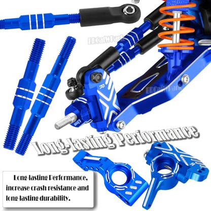 RC Upgrades Part for 1/10 Slash 2WD (VXL),A-Arm,Shock Absorber,Drive Shaft,Caster Block,Steering Blocks,Stub Axle Carriers,Steering Bellcranks,Links,Shock Tower,Front Bulkhead,Navy Blue - color: Navy Blue - (Upgrades)