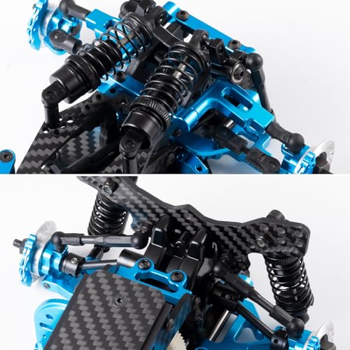 Alloy & Carbon RC Chassis Frame Body Kit for 1/10 Sakura D5 MINI+MR | RC Road Rear Wheel Drive Drift Car, Upgrades