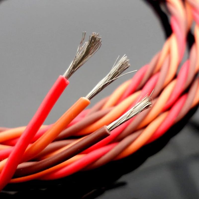 30 Sets/Box Servo Cable Connector Kit Futaba Anti-loosening Lock wtih 22AWG 60Core Extension for RC Robot Airplane Car Servo ESC (30Set Servo Plug)