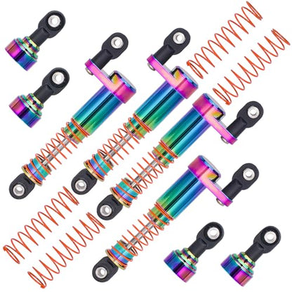 1/10 RC Shock Oil Dampers kit with Offset Cap for 1/10 SCX10 TRX4 Capra Axial Tamiya LCG Cheater Rigs VS4-10 D90 90046 RC Crawler Car (85mm) - size: 85mm