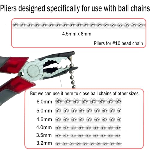 Chain Joining Tool Pliers for Metal Ball Chains, Manual Cutting Joining Plier, Ball Metal Connector Tool Splicing Combination Pliers For Curtain Roller Blind Accessories Connector