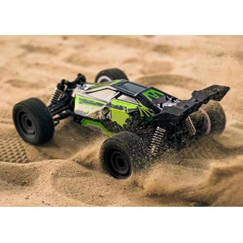 TOUCAN RC HOBBY 38KM/H 16201 1/16 Remote Control Electric Off Road Vehicle Four Wheel Drive Racing Version Ball Bearings Spring Damping RTR for Adult - color: Green