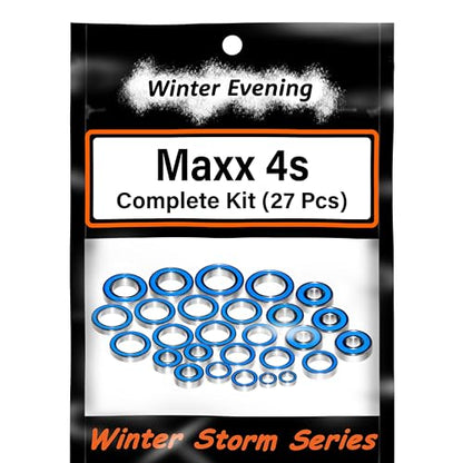 for Traxxas Maxx 4S (V1 and V2) 89086-4 - (27 Pcs Bearing Kit)