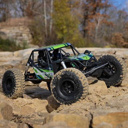 Axial AXP8 Gilamon 1/8 RC Crawler 2.2 4X4 RTR Trail Buggy, Green | Brushed, AXI-1207T1, Battery and Charger Not Included - color: Green