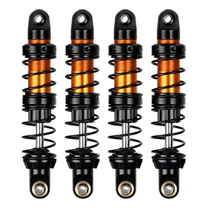 INJORA RC Shock Absorber 4pcs RC Damper for 1/10 RC Crawler Car Axial SCX10 90046 AXI03007 TRX4 TRX6 (70mm) - size: 70mm