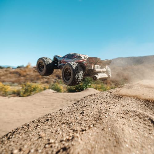 ARRMA RC Truck 1/10 VORTEKS 4X4 223S BLX BRUSHLESS Stadium Truck RTR (Battery and Charger Not Included) with DSC, RED, ARA4305V4T1 - color: Red