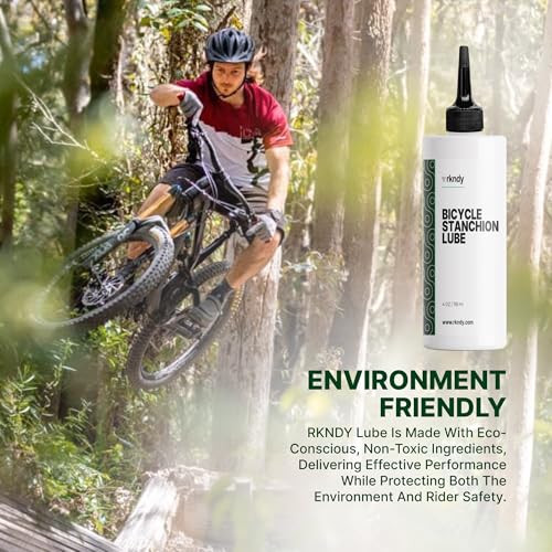 Fork Stanchion & Shock Lube - Premium Bicycle/Bike Suspension Lubricant for Eliminating Rust, Dirt, and Contaminants from Seals, Ensuring Smooth Riding and All-Weather, Long-Lasting Protection