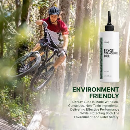 Fork Stanchion & Shock Lube - Premium Bicycle/Bike Suspension Lubricant for Eliminating Rust, Dirt, and Contaminants from Seals, Ensuring Smooth Riding and All-Weather, Long-Lasting Protection