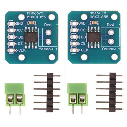 2PCS MAX31855 K Type Thermocouple Breakout Board Temperature Measurement Module