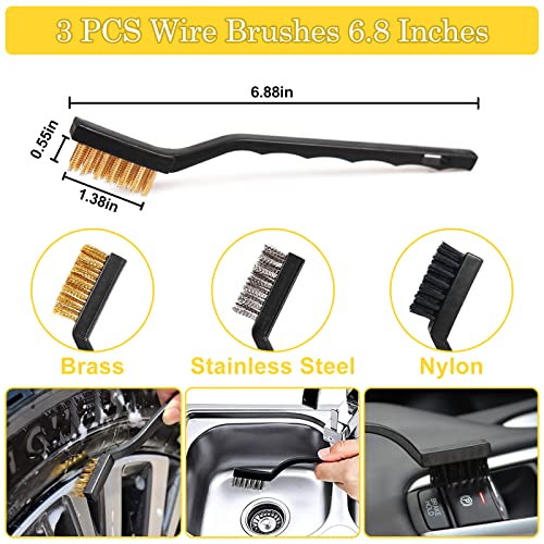 TTRCB 27Pcs Car Detailing Kit, Car Detailing Brush Set, Auto Detailing Drill Brush Set, Car Detailing Brushes, Car Wash Kit, Car Accessories, Car Cleaning Tools Kit for Interior, Exterior, Wheels - size: 27pcs