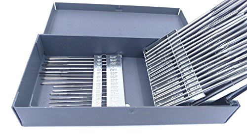Accusize Industrial Tools 60 Pcs No.1 to No.60 Hss Ansi Chucking Reamer Set in Huot USA Index Metal Box, 5500-Sk00 | 60 Pc Set, Straight Shank, Straight Flute, Right-Hand Cut, +0.0001 to +0.0005 in Tolerance, Huot Box - size: #1 to 60#