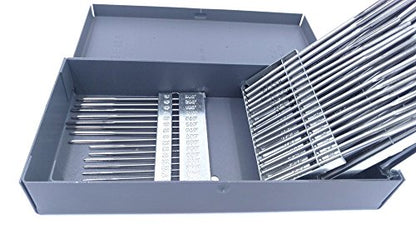 Accusize Industrial Tools 60 Pcs No.1 to No.60 Hss Ansi Chucking Reamer Set in Huot USA Index Metal Box, 5500-Sk00 | 60 Pc Set, Straight Shank, Straight Flute, Right-Hand Cut, +0.0001 to +0.0005 in Tolerance, Huot Box - size: #1 to 60#