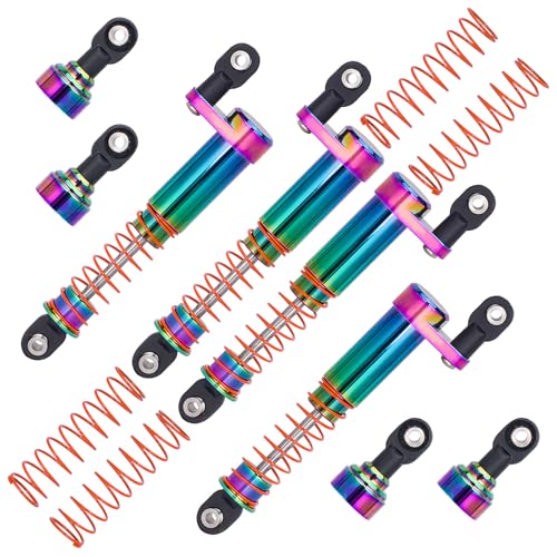 1/10 RC Shock Oil Dampers kit with Offset Cap for 1/10 SCX10 TRX4 Capra Axial Tamiya LCG Cheater Rigs VS4-10 D90 90046 RC Crawler Car (95mm) - size: 95mm