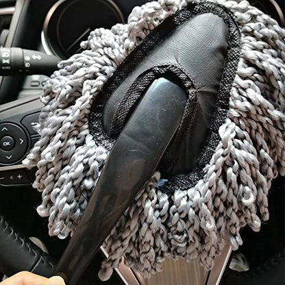 IPELY Super Soft Microfiber Car Dash Duster Brush for Car Cleaning Home Kitchen Computer Cleaning Brush Dusting Tool - size: Interior Duster (1 Pack)
