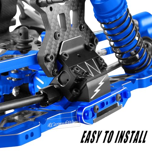 RC F/R Gearbox Case Diff 43t &10t Input Gear Upgrades for 1/8 Kraton/Outcast/Talion 6S BLX EXB,Notorious 6S BLX,1/7 Mojave 6S BLX EXB,BigRock/Fireteam 6S BLX,Navy Blue - color: Navy Blue(1set)