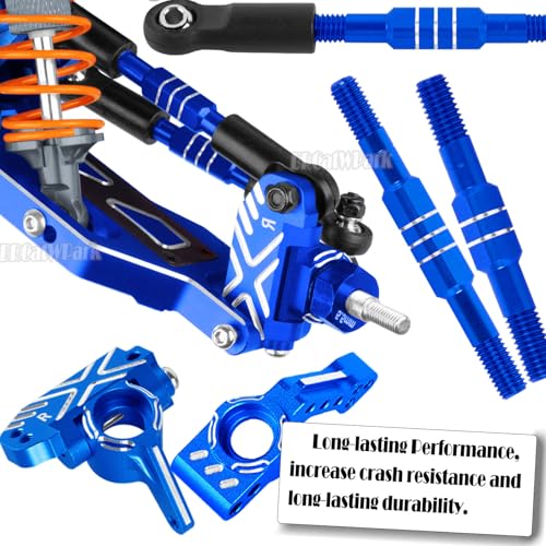 RC Upgrades Part for 1/10 Rustler Stampede (VXL) 2WD,A-Arm,Shock,Drive Shaft,Caster Block,Steering Blocks,Stub Axle Carriers,Steering Bellcranks,Links,Shock Tower,Front Bulkhead,Navy Blue - color: Navy Blue - (Rc Upgrades)