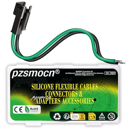 20Pieces JST SM 2.5mm 2 Pin 20AWG Silicone Connector Kit 20cm Set | Premium Automotive Wiring, Heavy Duty Terminals, Reliable Circuit Board, High Temperature Housing, Easy Project Assembly - size: 2-Pin, style: JST-SM-F