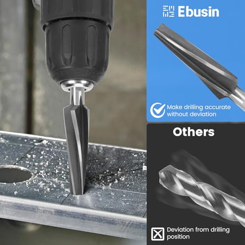 Ball Joint Reamer, 10 Degree 6542 HSS Tapered Tie Rod Tool | 2" per foot tapered reamer for smooth and precise hole enlargement in automotive ball joints and tie rods - style: Drill