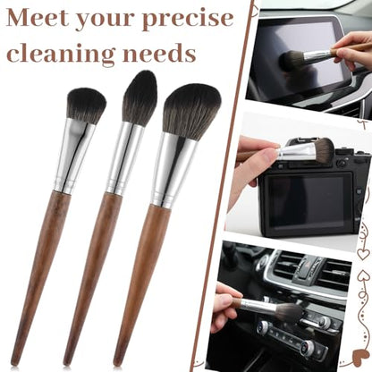 Dusting Brush 3 PCS Model Cleaning Brush Model Dust Brushes Kit Soft Cleaning Brushes Duster Kit for Crafts Statues Models Computers Figurine