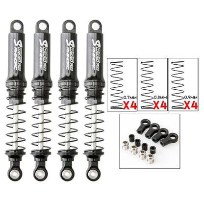 RC Shock Absorber S095 Pro-P4,4PCS 95mm,1/10 Scale Adjustable Shocks for 2-4KG MOA Shafty Axial SCX10 TRX-4 Crawler Trucks Upgrade Parts(S095 Pro-P4) - color: S095 Pro-P4