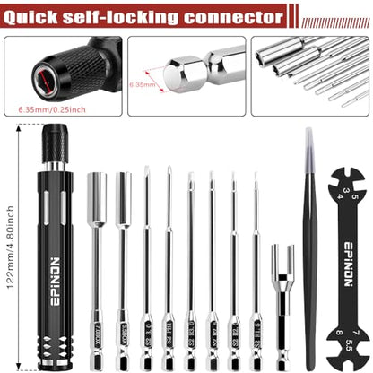 RC Car Work Stand & 520 Pcs RC Screws Kit for 1/8-1/18 RC Car, GR - color: Green