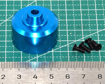 Diff Gear Case Center Differential Shell Diff Housing Cup Compatible with MJX For Hyper Go 10208 1/10 RC Car Upgrade Parts（Blue）