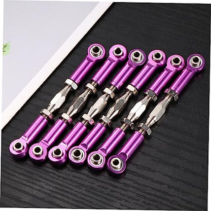 Adjustable Turnbuckle Rod Kit 71mm Aluminum for Car Rod Linkage Easy Install for 1/10 Vehicles