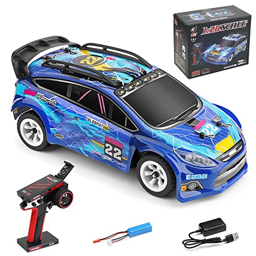 Goolsky WLtoys 284010 RC Drift Car, 1:28 Scale 2.4GHz Remote Control Car, 4WD 30KM/H High Speed RC Racing Cars with Metal Chassis for Adults