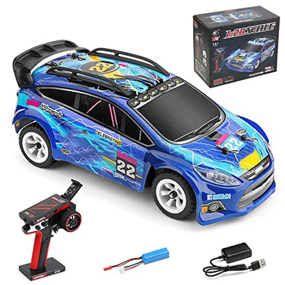 Goolsky WLtoys 284010 RC Drift Car, 1:28 Scale 2.4GHz Remote Control Car, 4WD 30KM/H High Speed RC Racing Cars with Metal Chassis for Adults