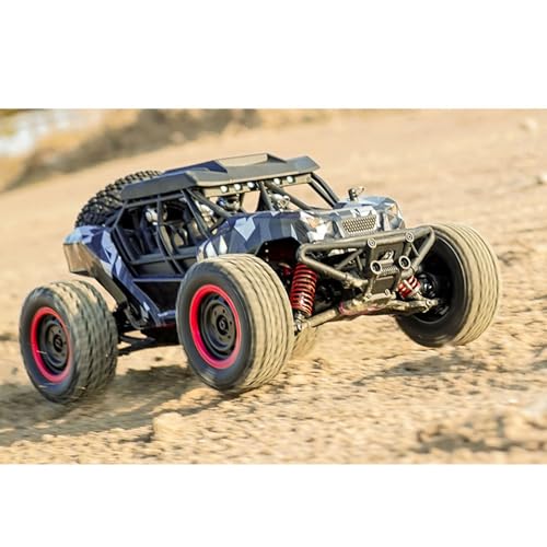 Scy 16106 1/16 Remote Control Off-Road Car AWD Rc Electric Desert Truck Light System Charging Protection Rc390 Motor 30A Esc Hobby Grade Model for Adult Hobby(Dark Gray) - color: Dark Gray
