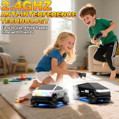 Gesture Sensing RC Stunt Car Toys for 6-12 Years Old Boys Girls, 1/28 Scale 4WD RC Drift Car, 2.4Ghz RC Cars, Seven Light Modes Hand Controlled 360°Rotating Cool Birthday Gifts for Kids - color: Grey